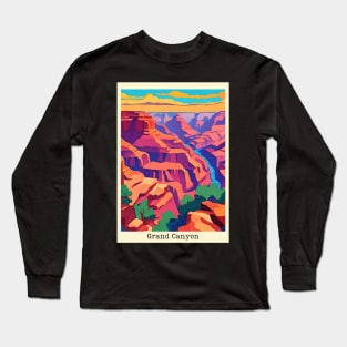 fauvism art of grand canyon usa 2 Long Sleeve T-Shirt